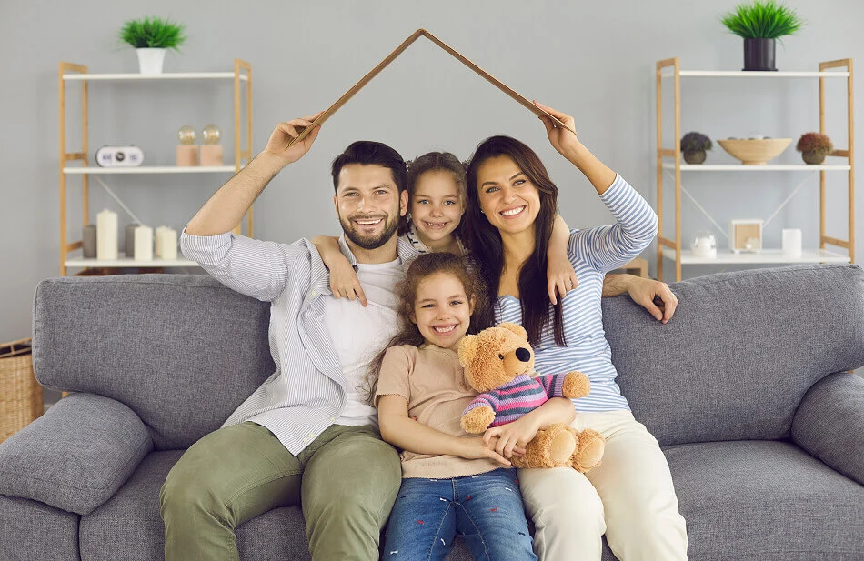 familie fericita