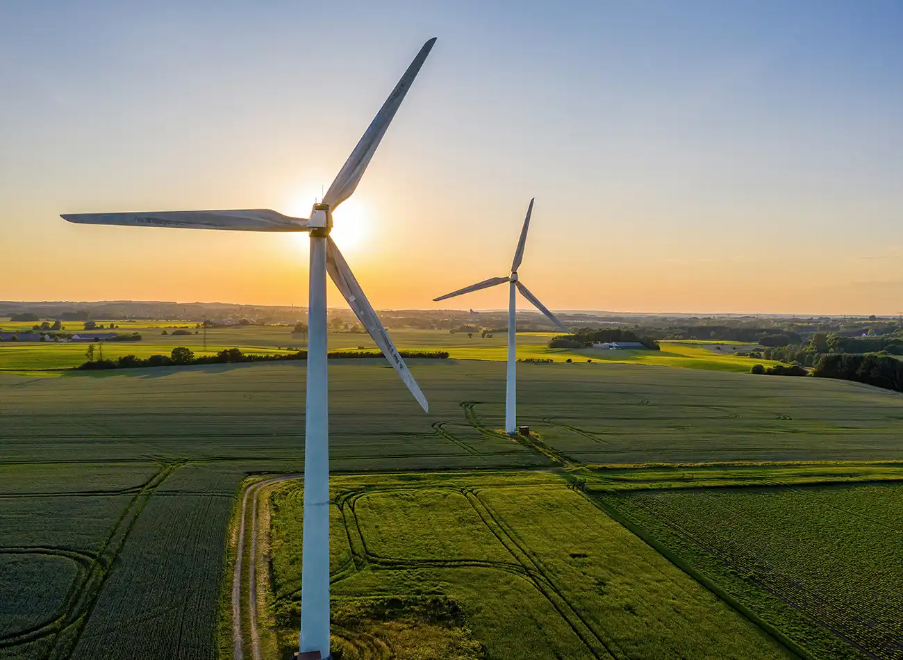 wind turbines